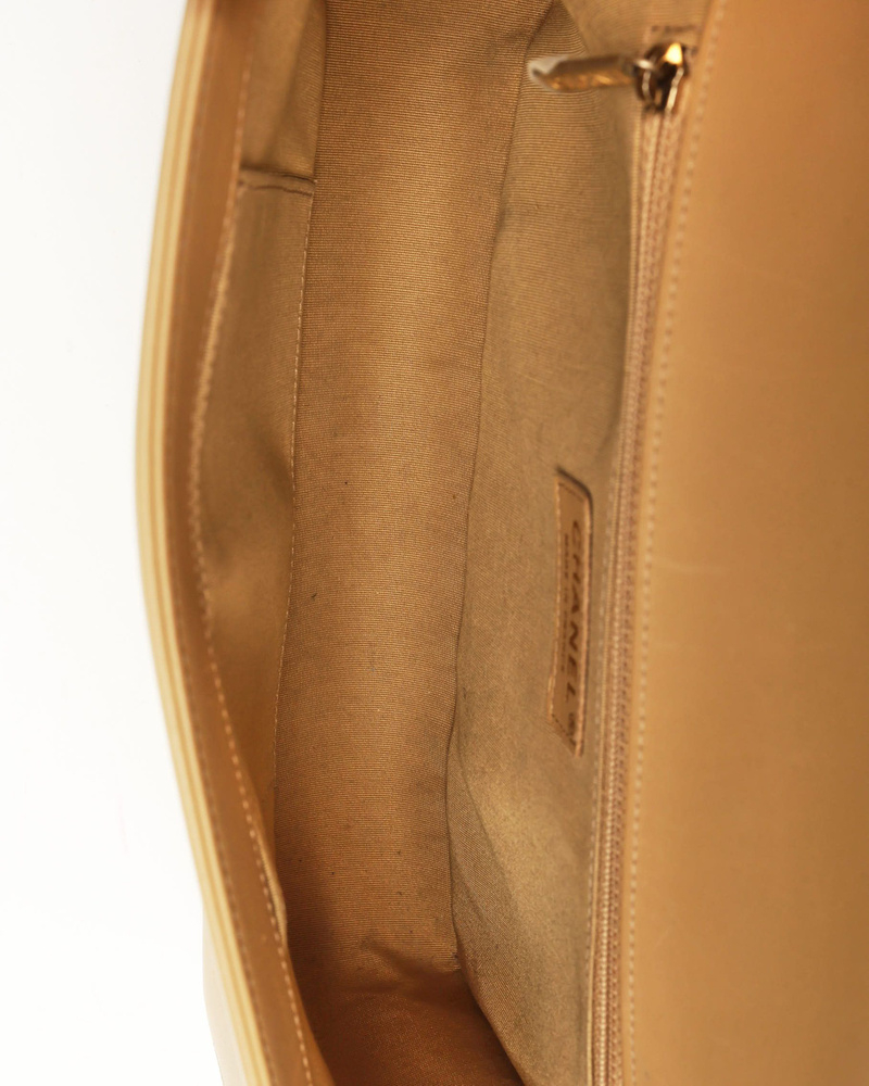 Chanel Large Chevron Boy Bag