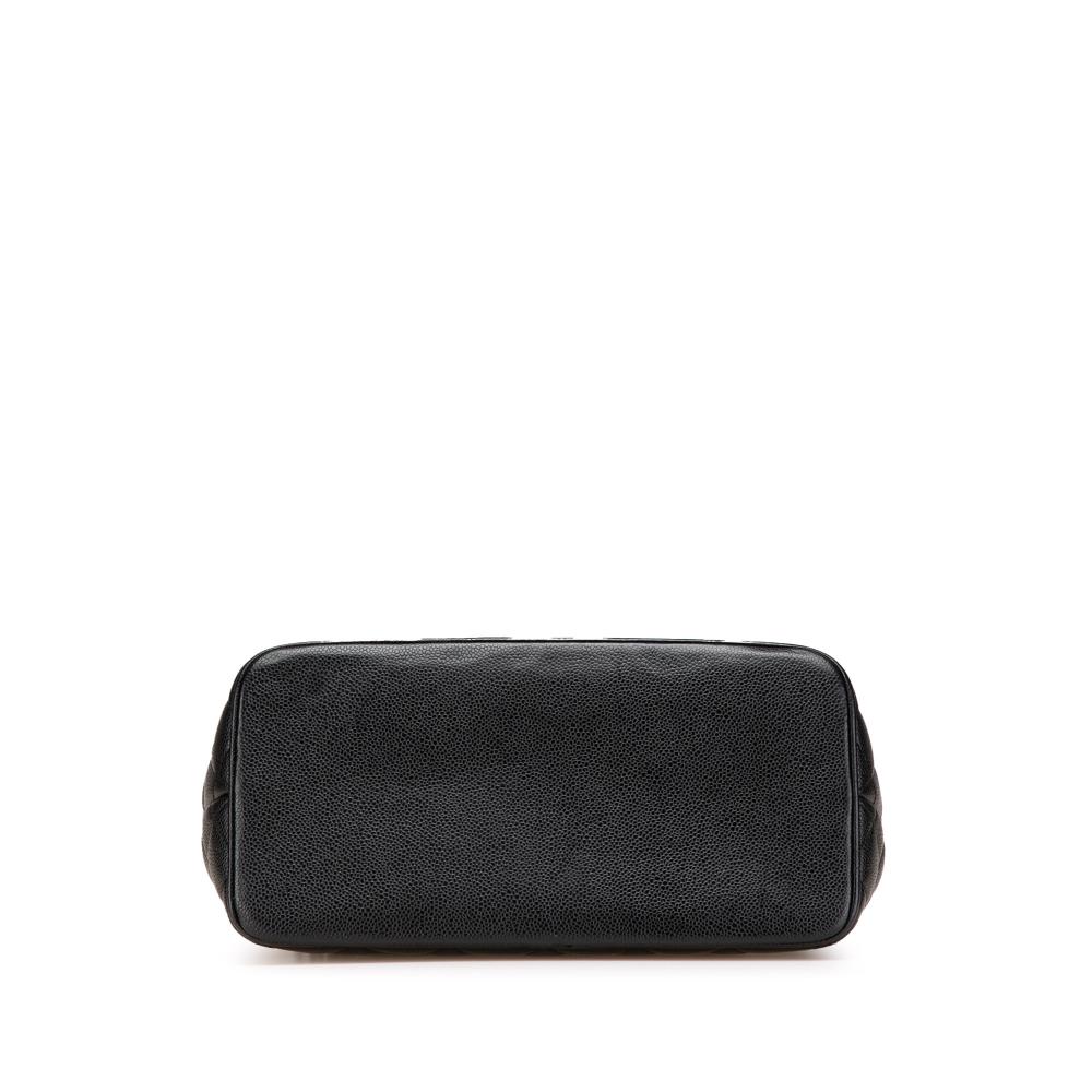 Chanel B Chanel Black Caviar Leather Leather Caviar Medallion Tote Italy