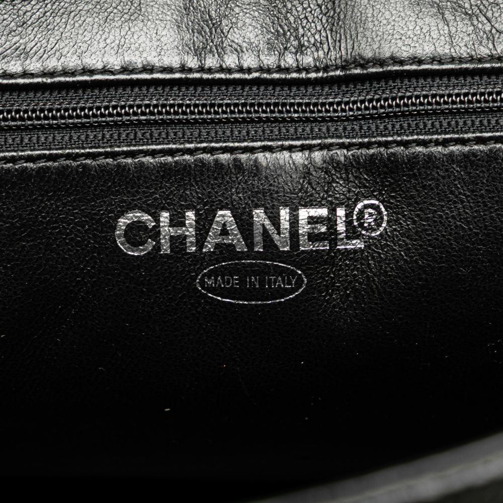 Chanel B Chanel Black Caviar Leather Leather Caviar Medallion Tote Italy