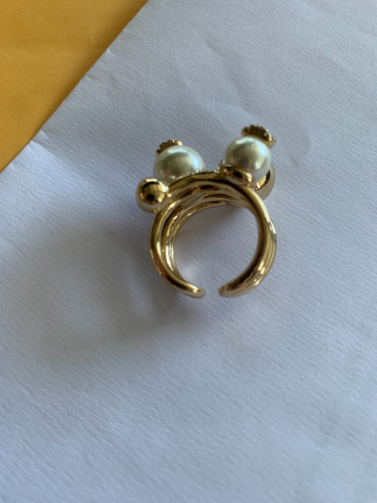 Twin Set Bague ajustable 'T ovale' pour femme