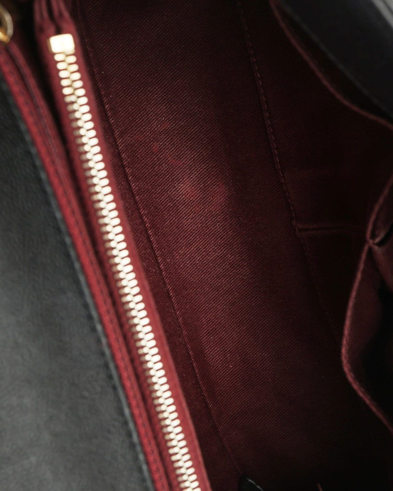 Chanel Medium Caviar Chevron Coco Top Handle Bag