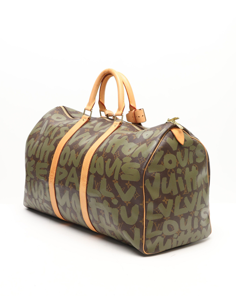 Louis Vuitton Keepall 50 Graffiti Weekend Bag
