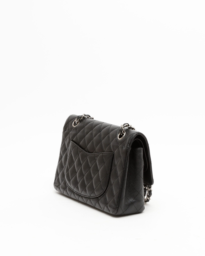 Chanel Classic Caviar Medium Double Flap Bag