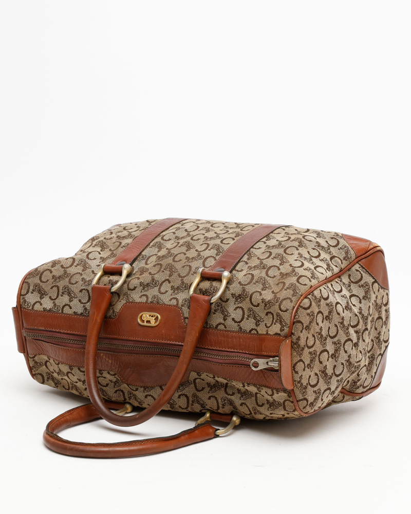 Celine Céline C Horse Carriage Macadam Boston Bag