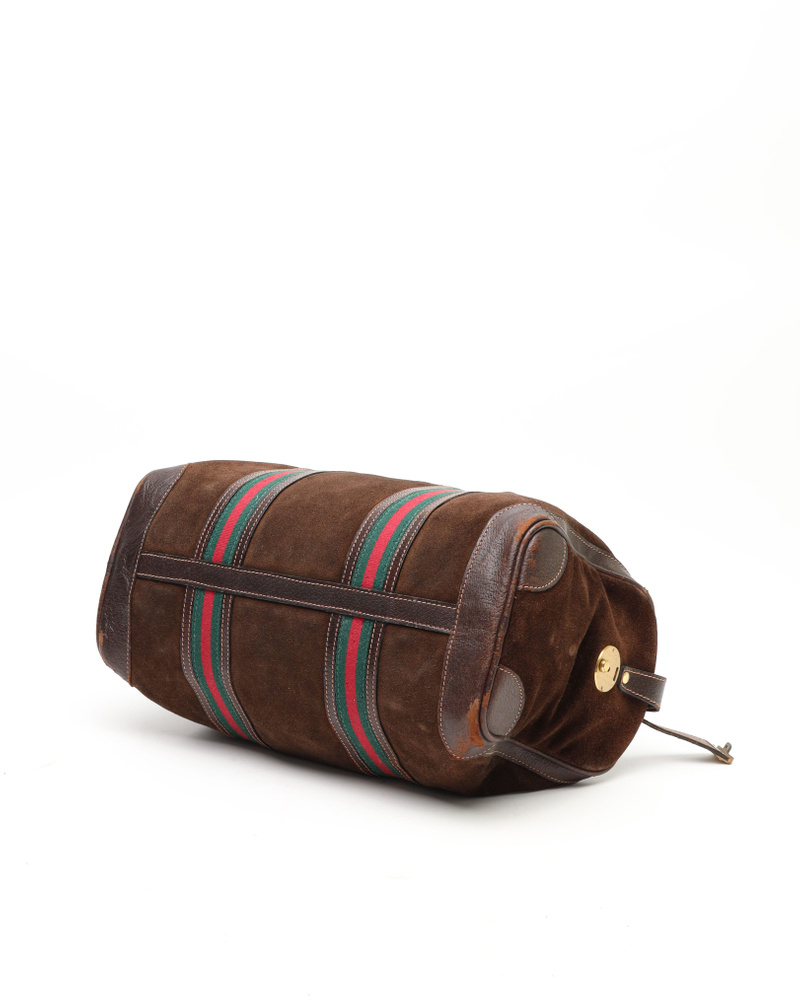 Gucci Web Boston Bag