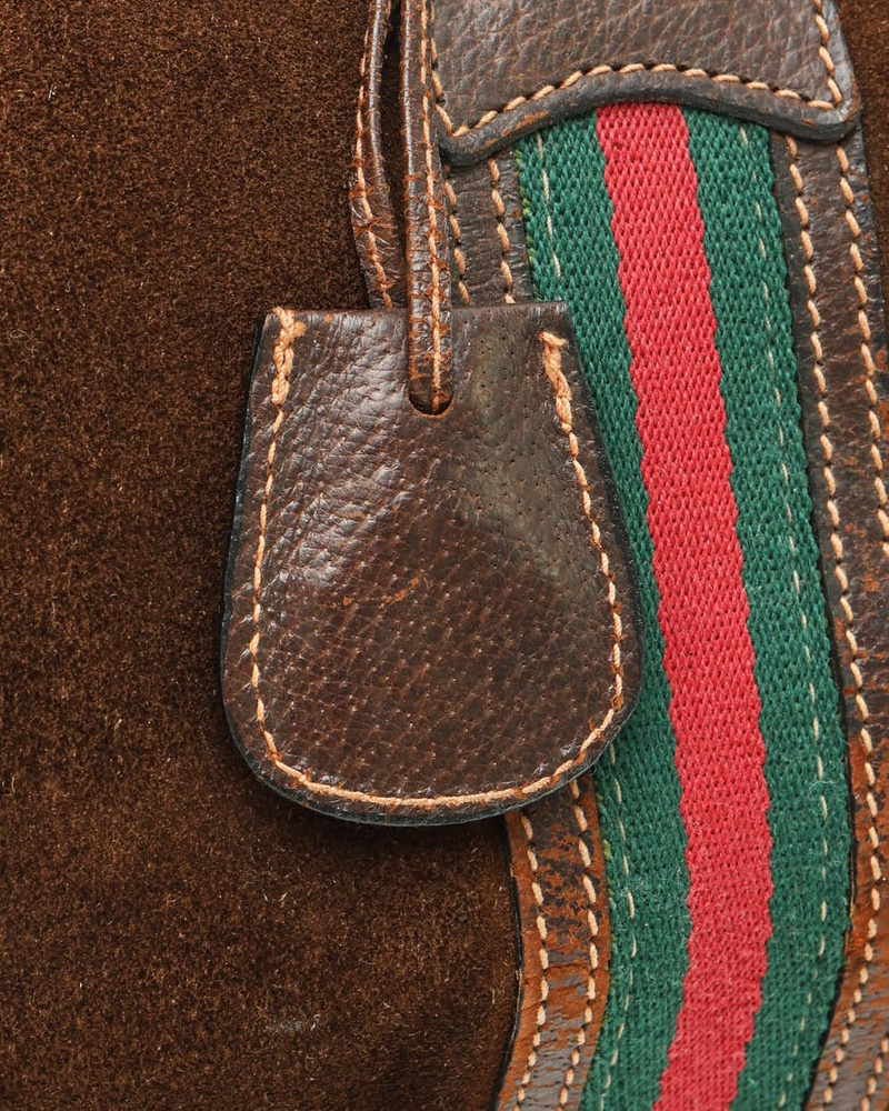 Gucci Web Boston Bag