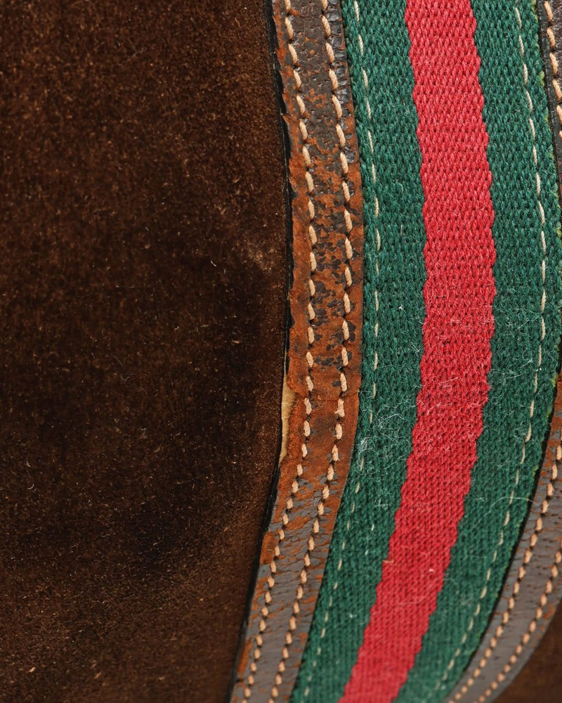 Gucci Web Boston Bag