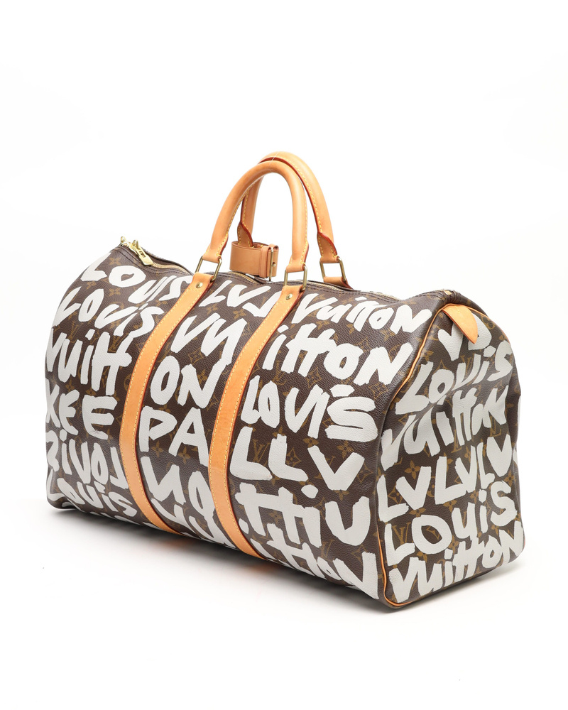 Louis Vuitton Keepall 50 Graffiti Weekend Bag