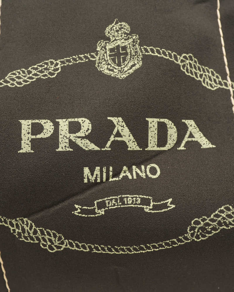 Prada Neoprene Logo Tote Bag