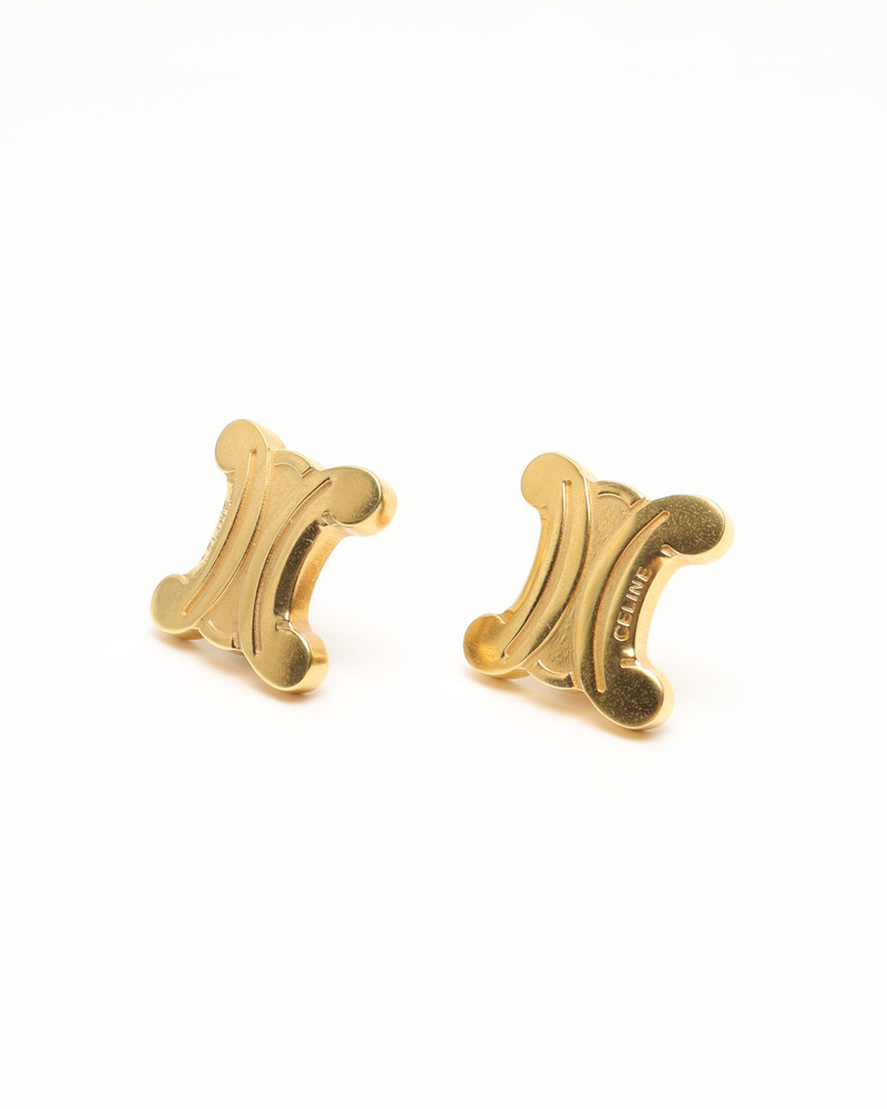 Celine Céline Macadam Clip-on Earrings