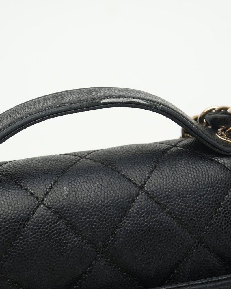 Chanel Caviar Business Affinity Top Handle Bag
