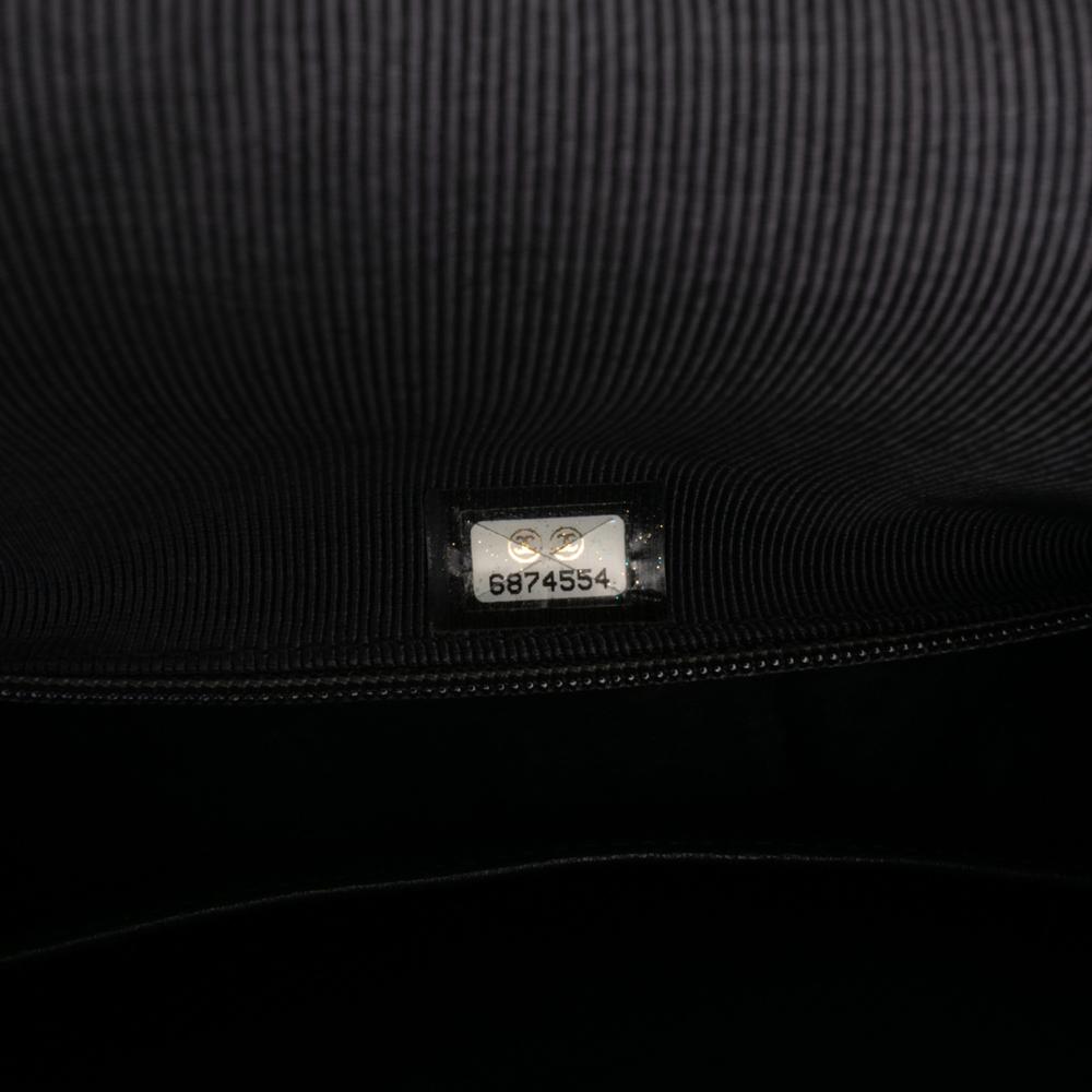 Chanel B Chanel Gray Cotton Fabric CC Chevron Jersey Camera Bag Italy