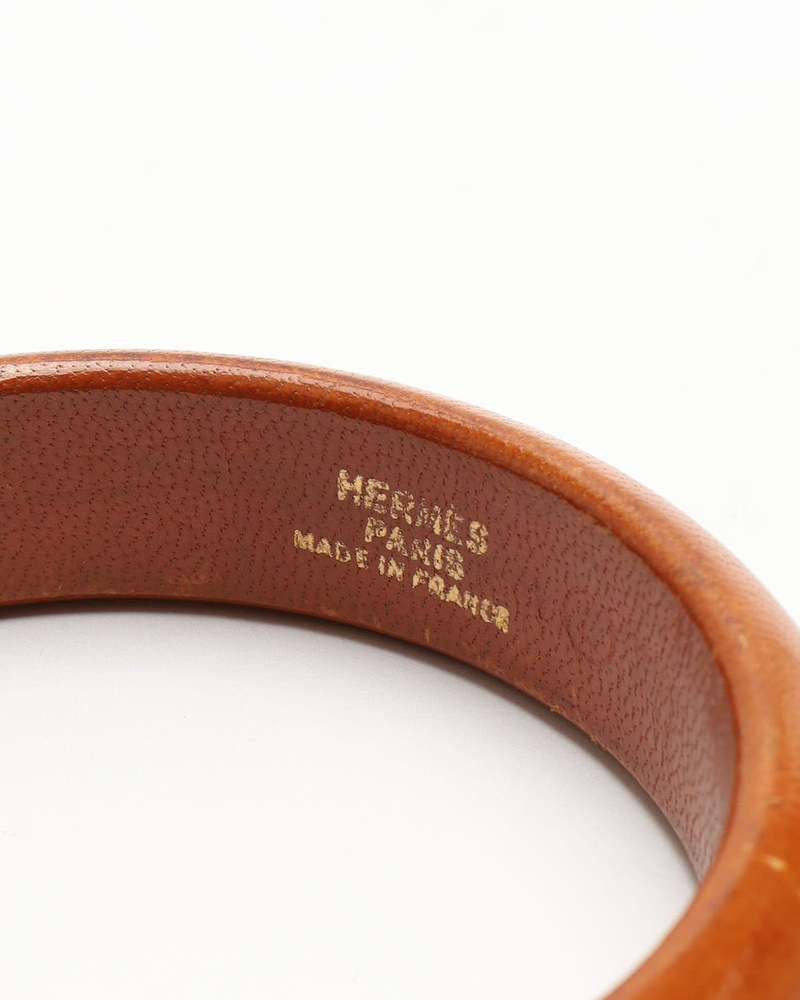Hermès Leather Bracelet