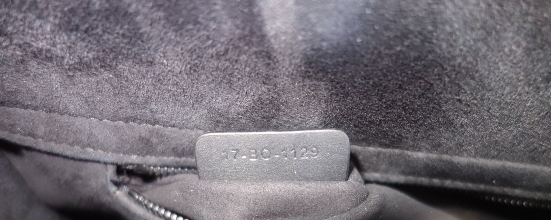 Christian Dior Lady Dior ultramatte black large bag