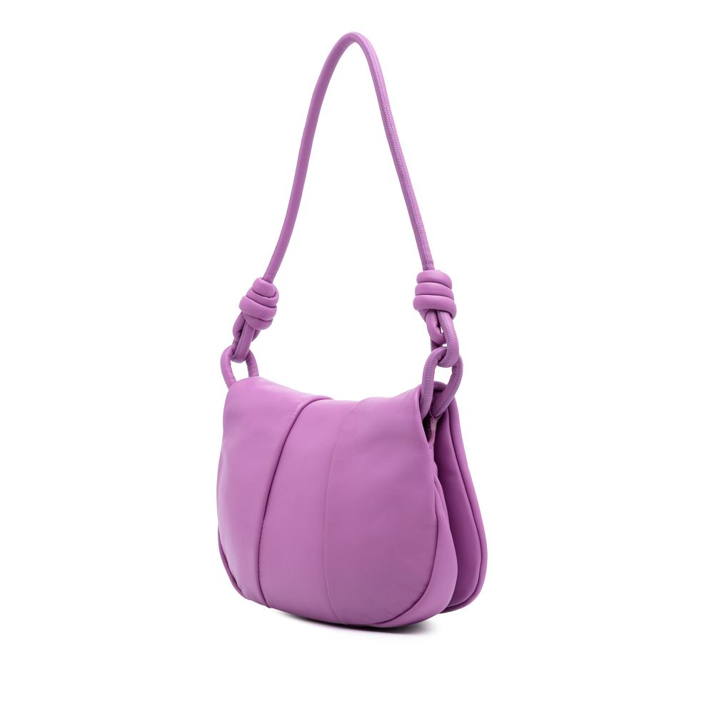 Loewe AB LOEWE Purple Lilac Calf Leather Shiny skin Paseo Satchel Spain
