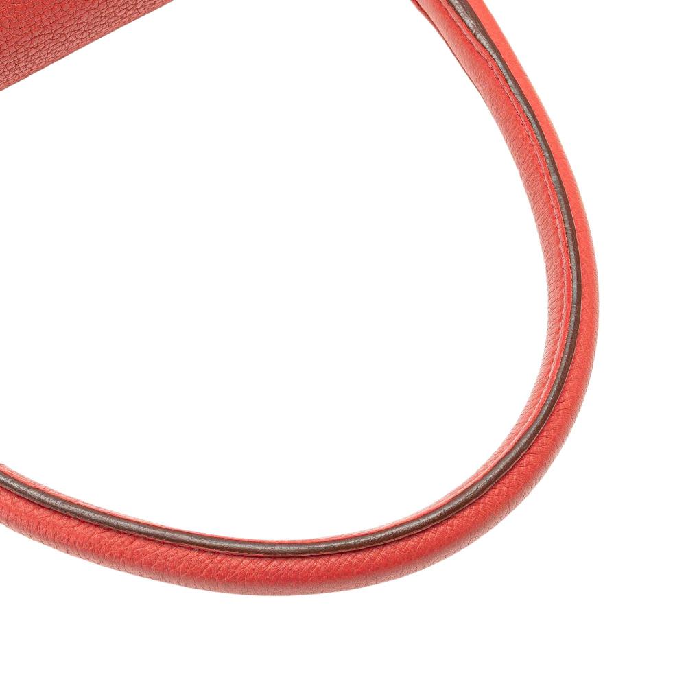 Hermès B Hermès Red Calf Leather Togo JPG Shoulder Kelly II 42 France