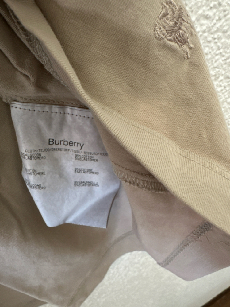 Burberry Short sleeve beige top