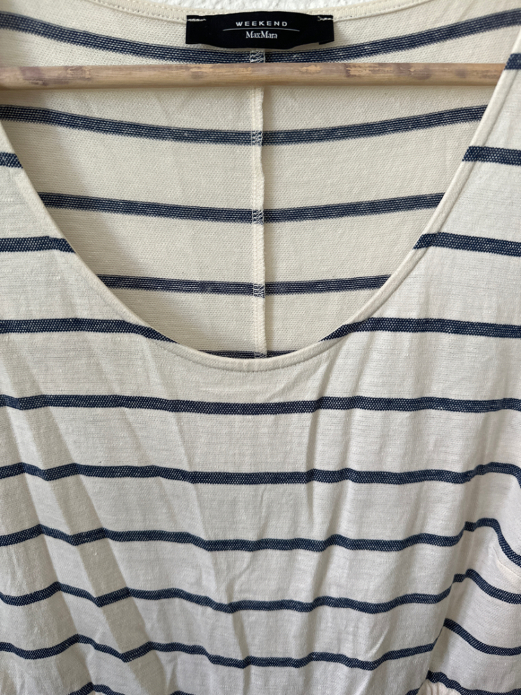 Weekend Max Mara Rayures bleu et beige