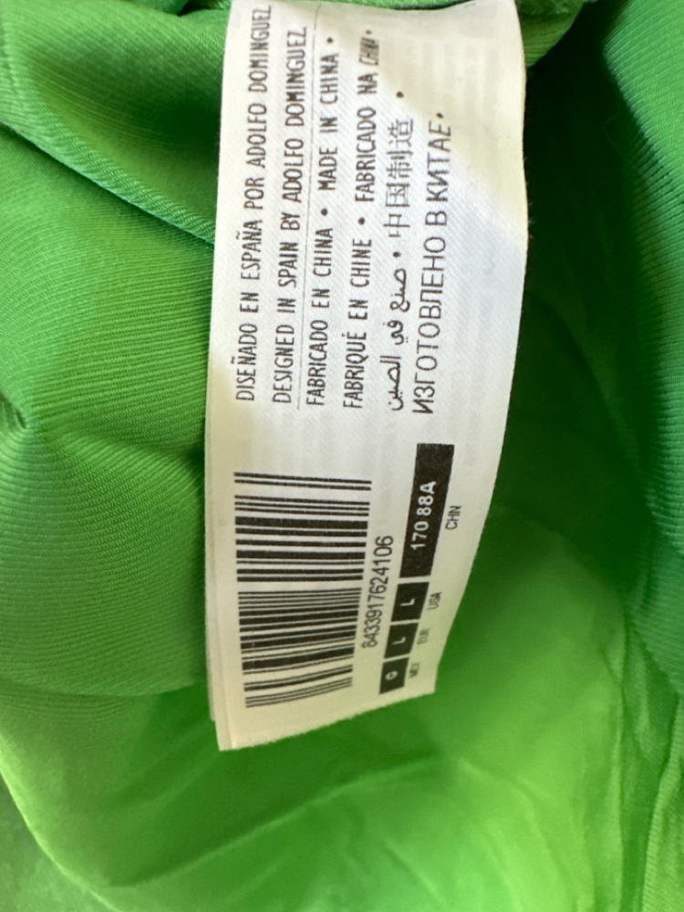 Adolfo Dominguez Col V vert vif