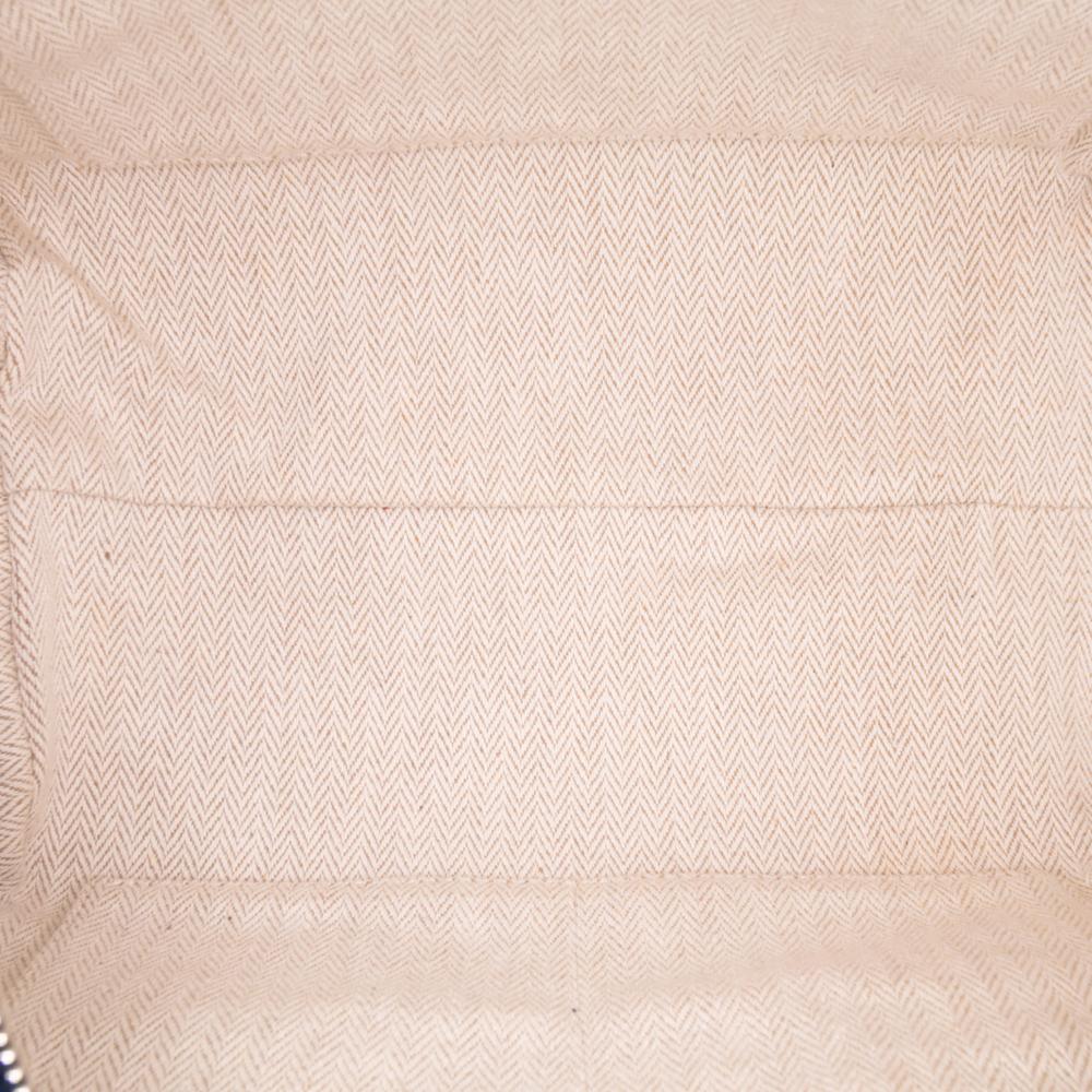 Hermès B Hermès Blue Dark Blue with Green Canvas Fabric Small Toile Bride A Brac Case France