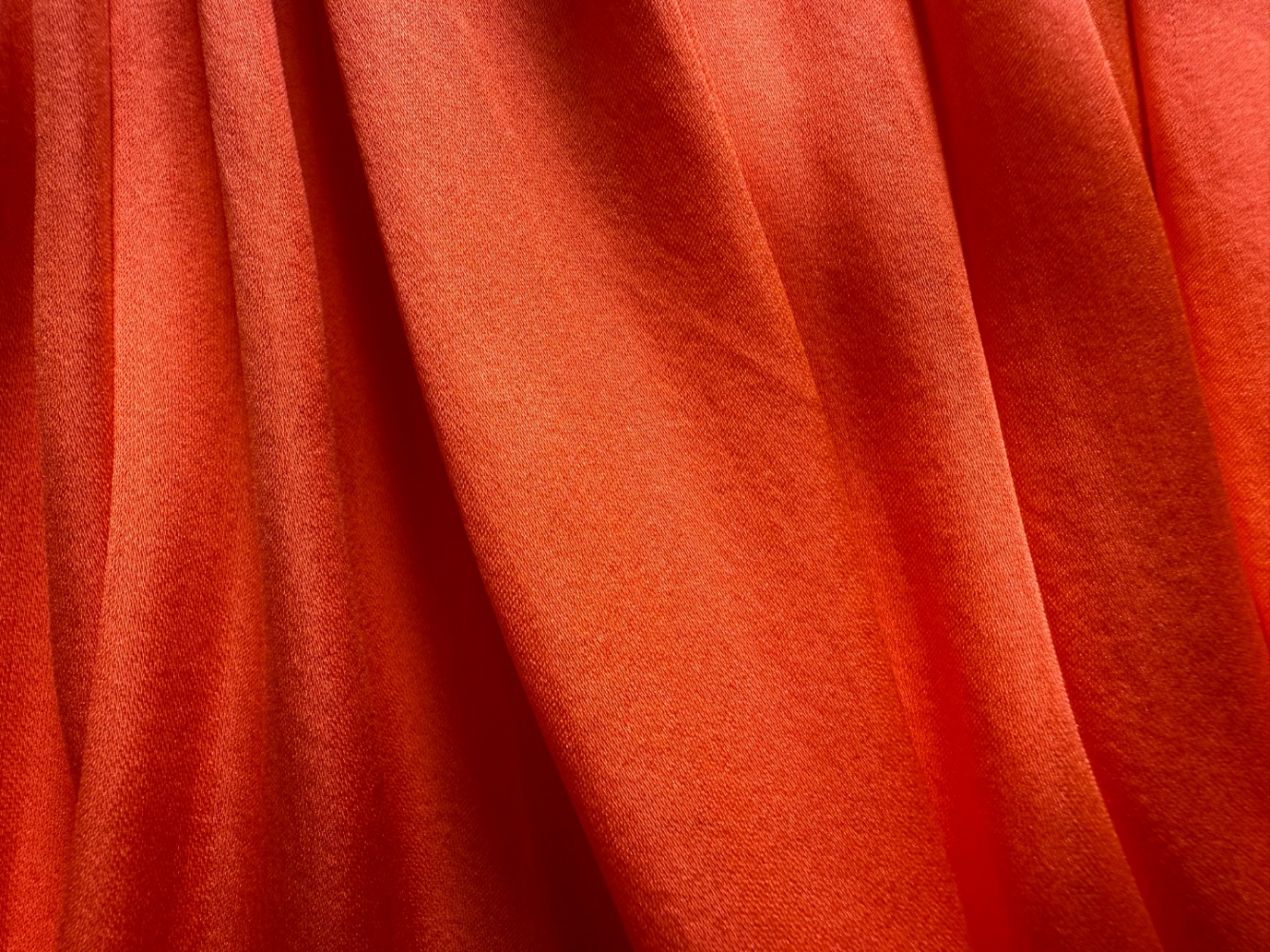 Stella McCartney Wunderschönes Minikleid aus orangefarbener Seide!