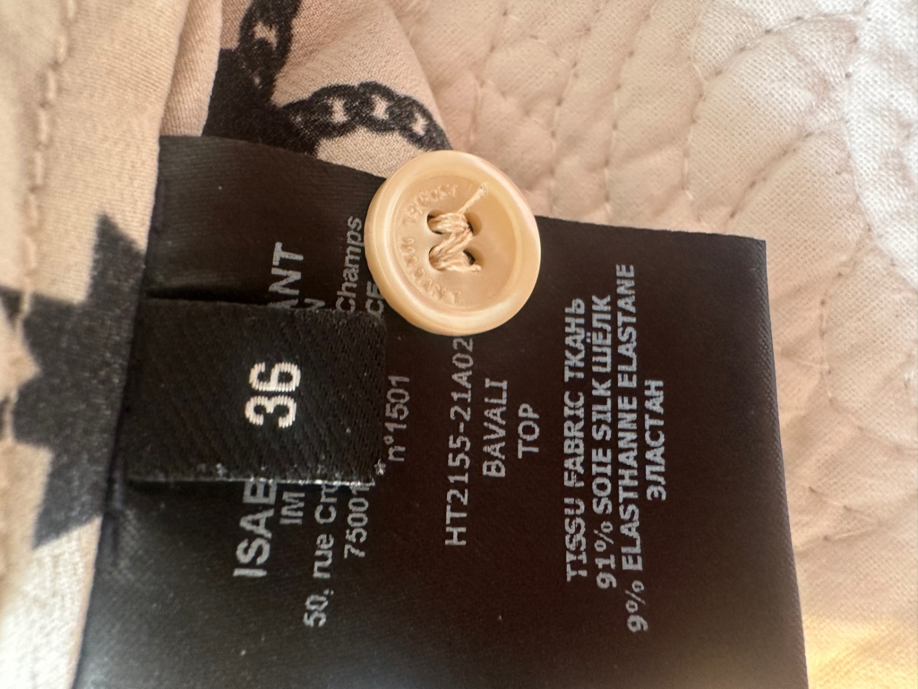 Isabel Marant Chemisier Stellar