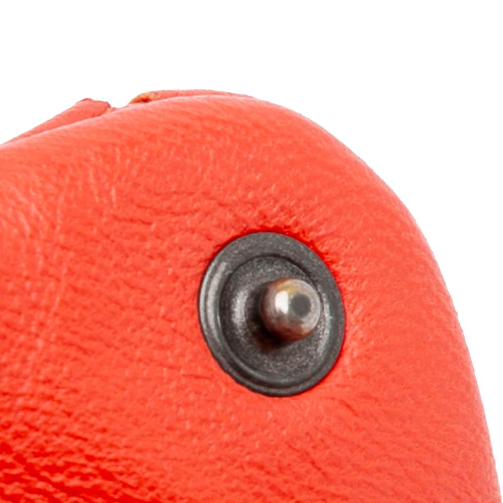 Bottega Veneta B Bottega Veneta Red Calf Leather Intrecciato Chain Flap Crossbody Italy