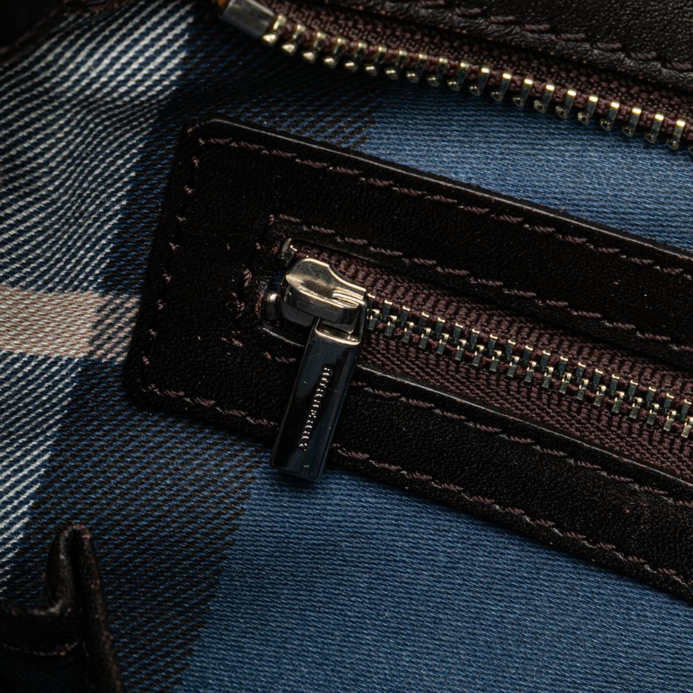 Burberry B Burberry Brown Beige Raffia Natural Material Leather Trimmed Crossbody United Kingdom