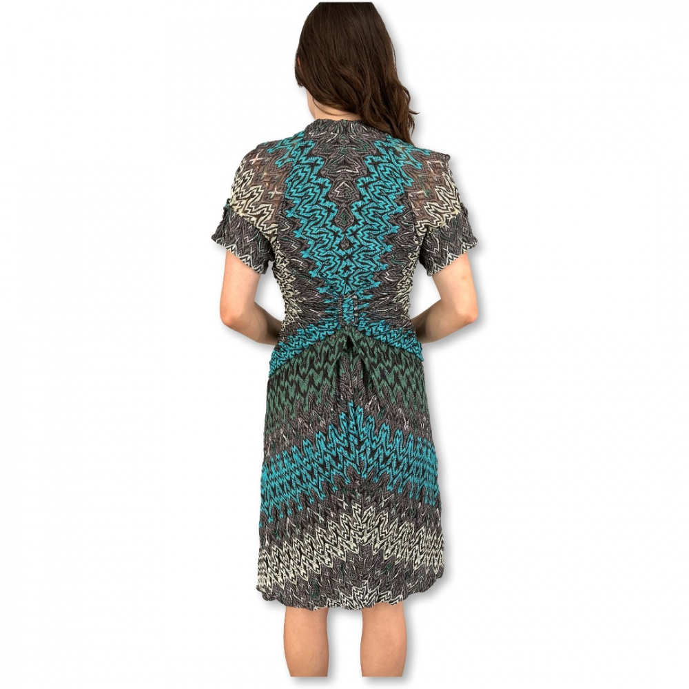 Missoni robe en maille multicolore