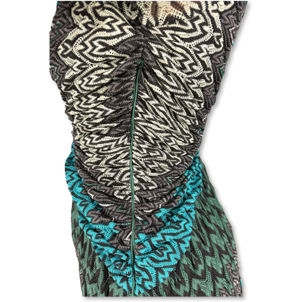 Missoni robe en maille multicolore