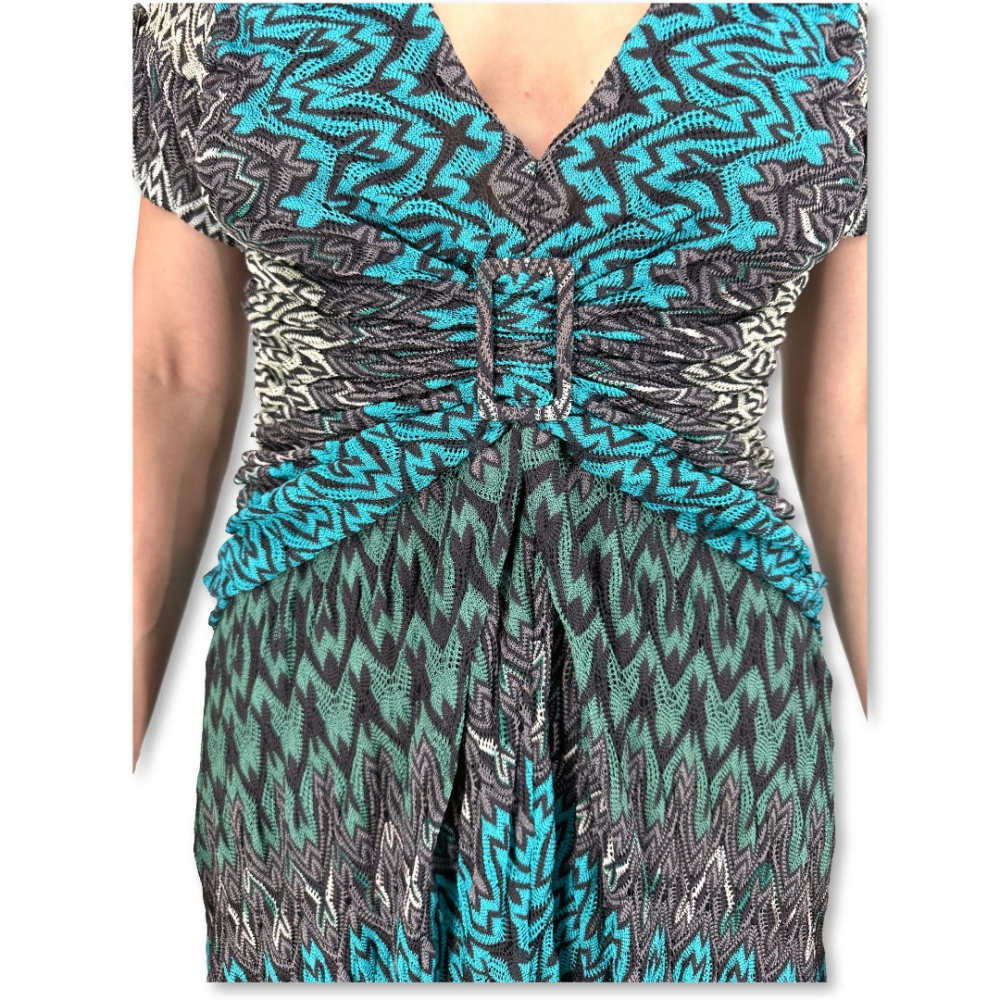 Missoni robe en maille multicolore