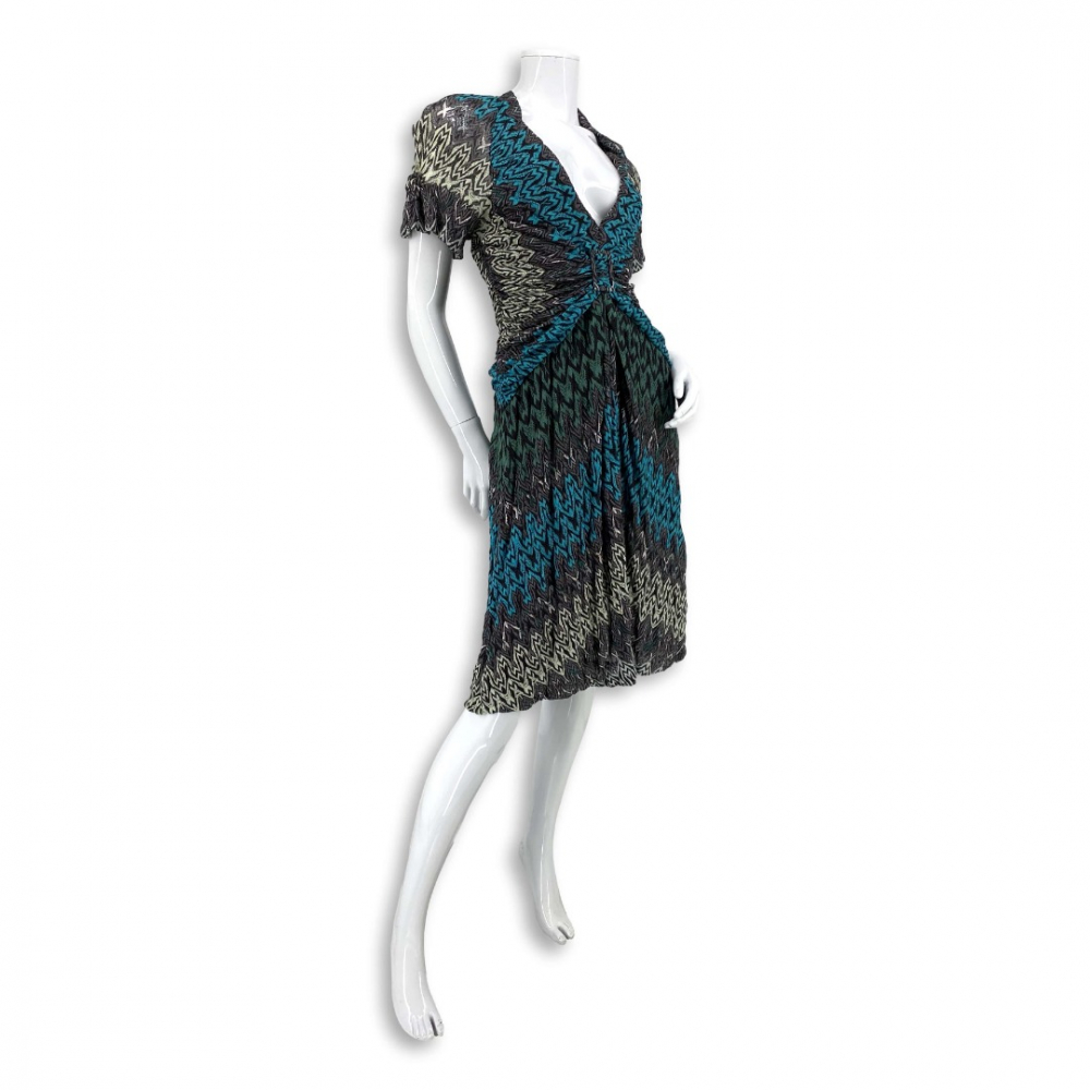 Missoni robe en maille multicolore