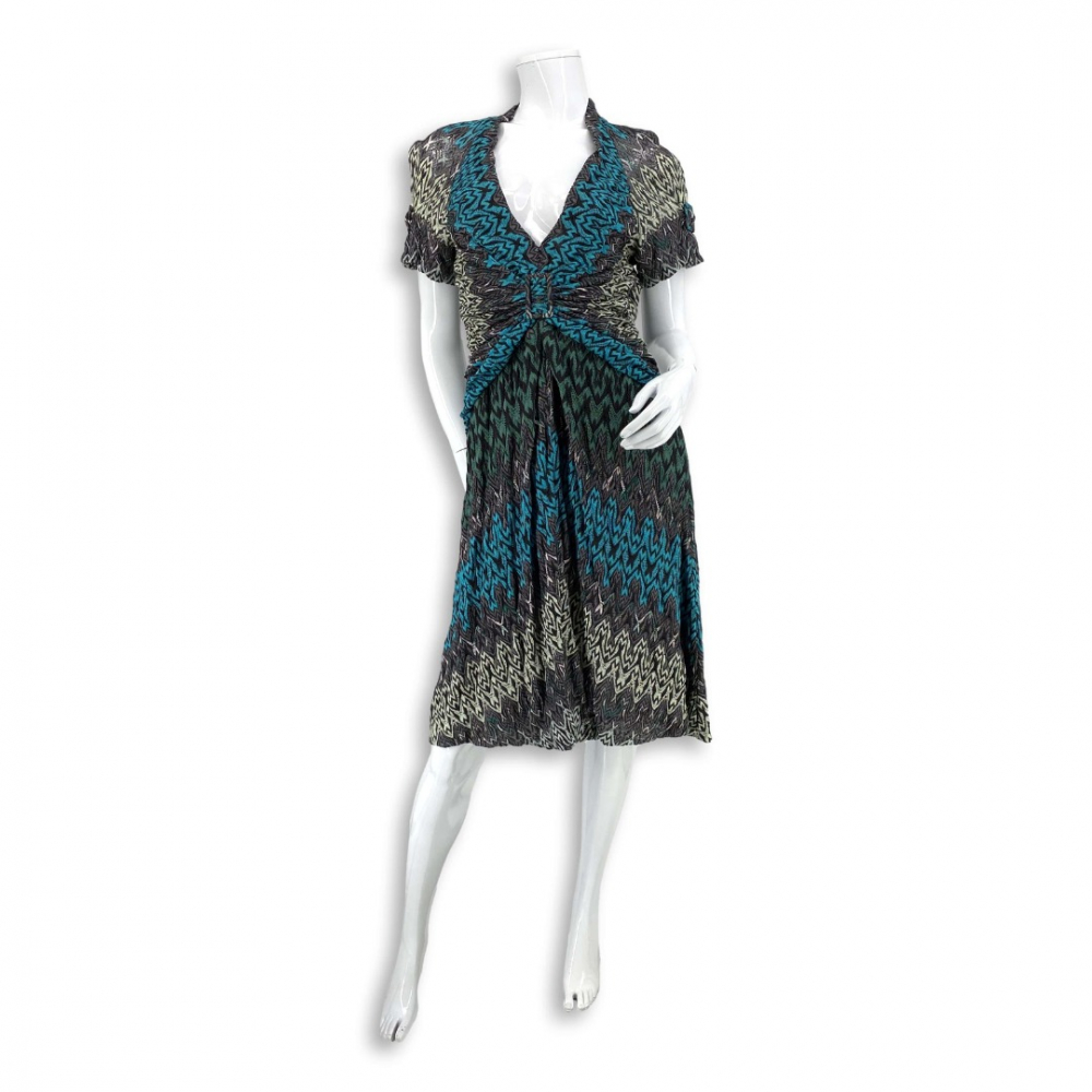 Missoni robe en maille multicolore