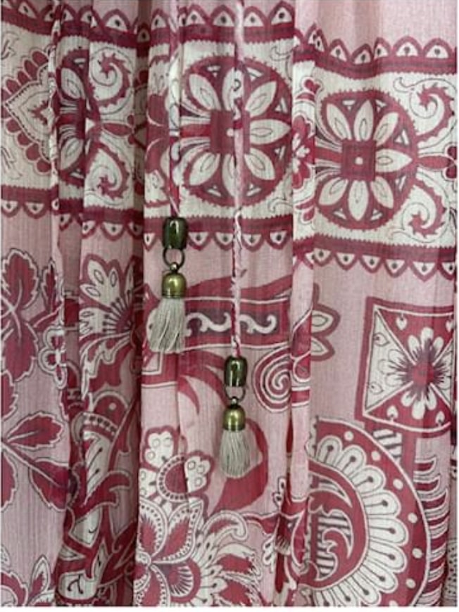 Zimmermann bedrucktes Maxikleid aus Seide