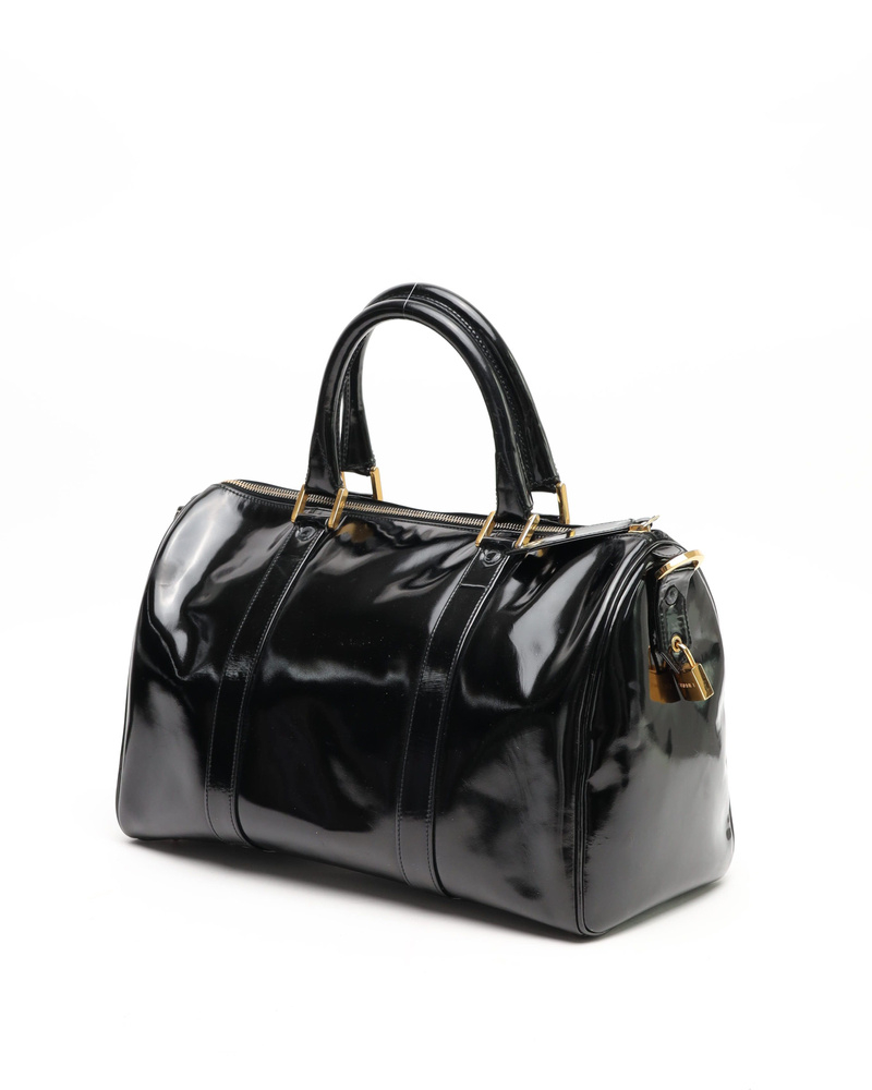 Chanel CC Patent Weekend Bag