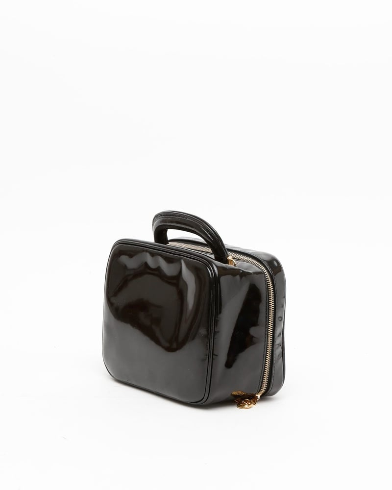 Chanel CC Patent Vanity Crossbody Bag