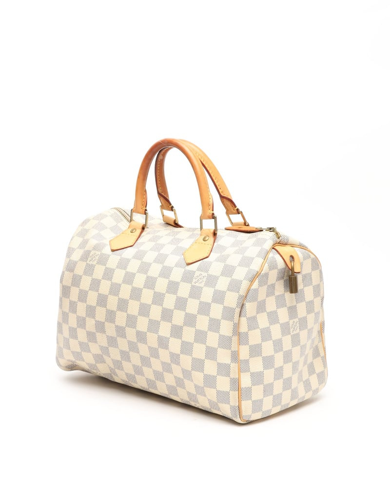Louis Vuitton Damier Azur Speedy 30 Bag