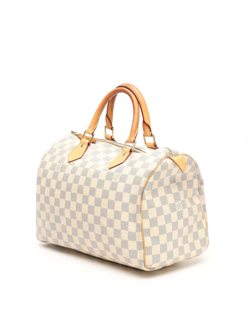 Louis Vuitton Damier Azur Speedy 30 Bag