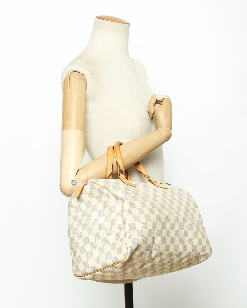 Louis Vuitton Damier Azur Speedy 30 Bag