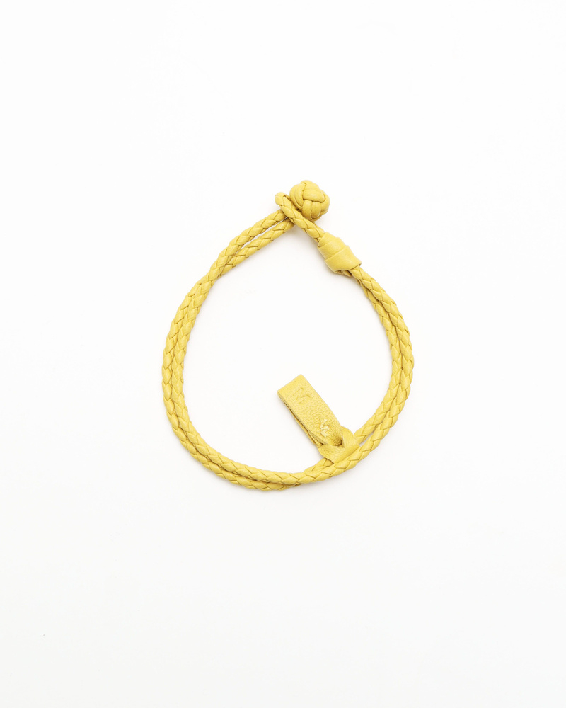 Bottega Veneta Intrecciato Leather Bracelet