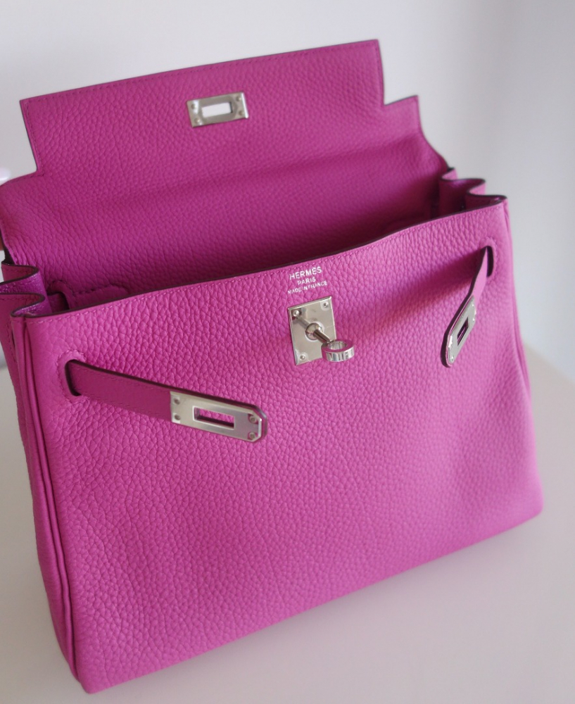 Hermès Kelly Tasche 25 magnolia