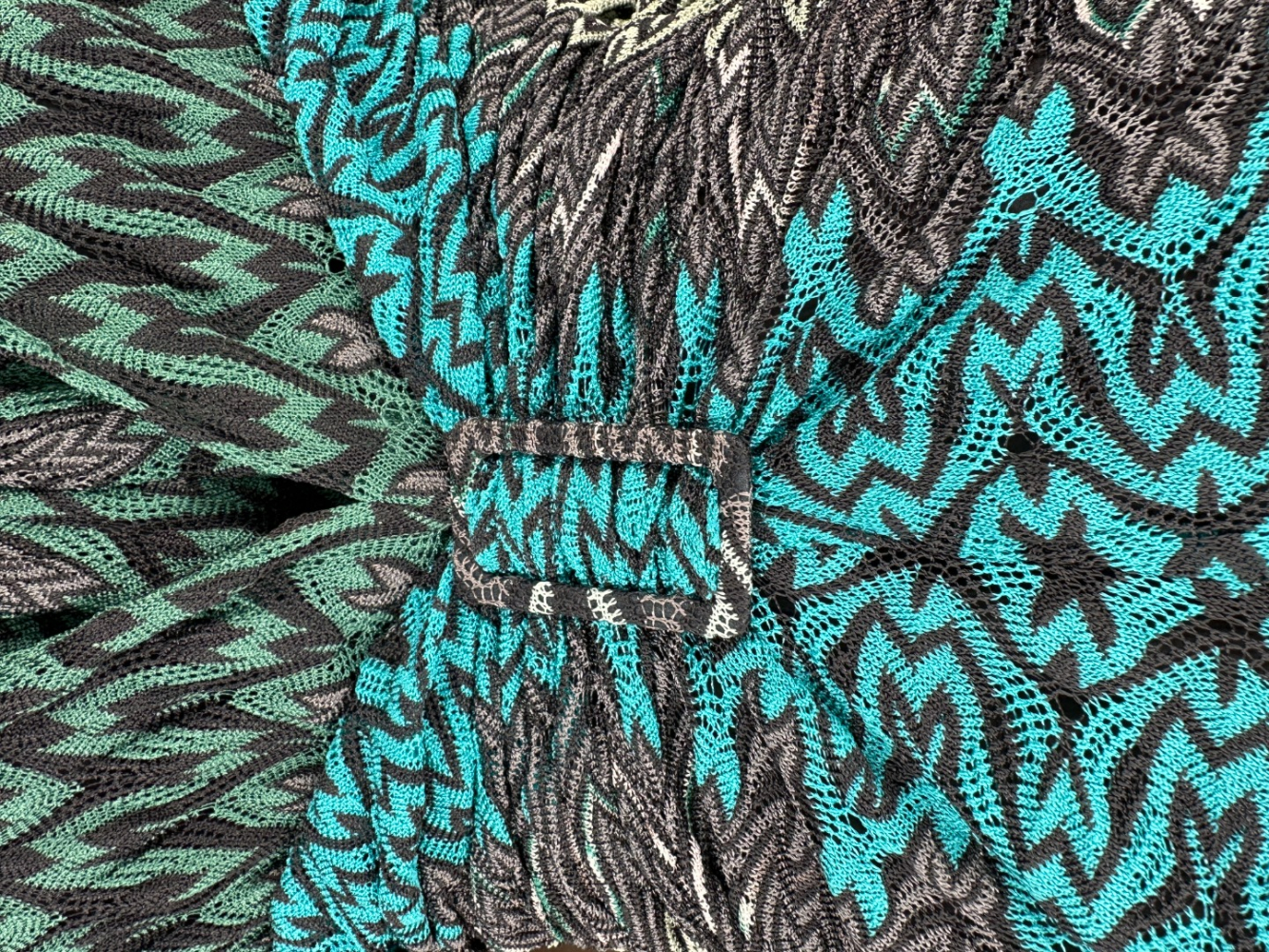 Missoni robe en maille multicolore