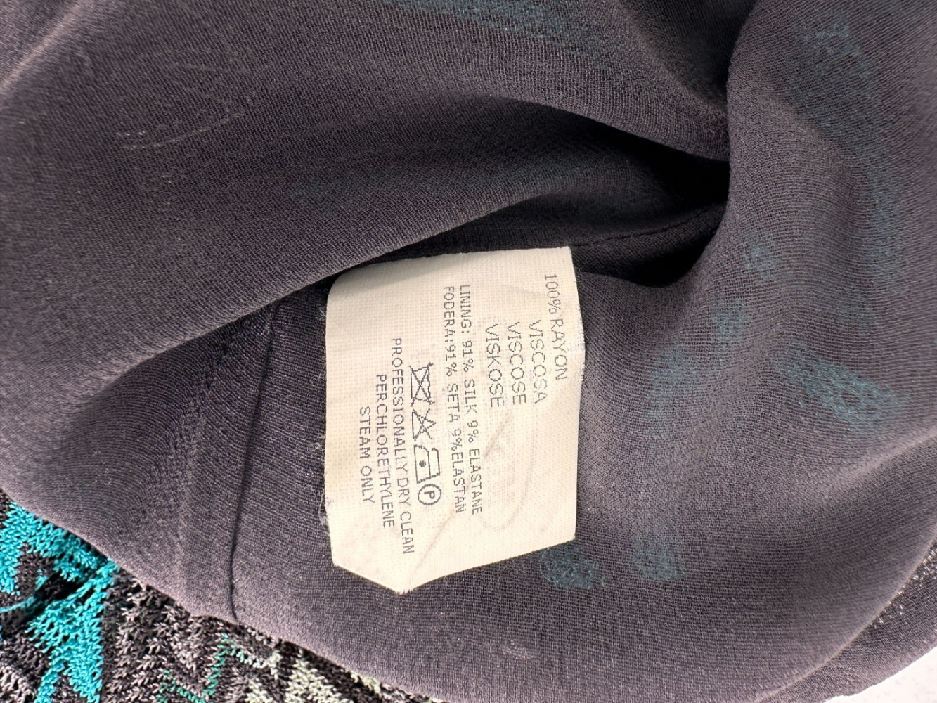 Missoni robe en maille multicolore