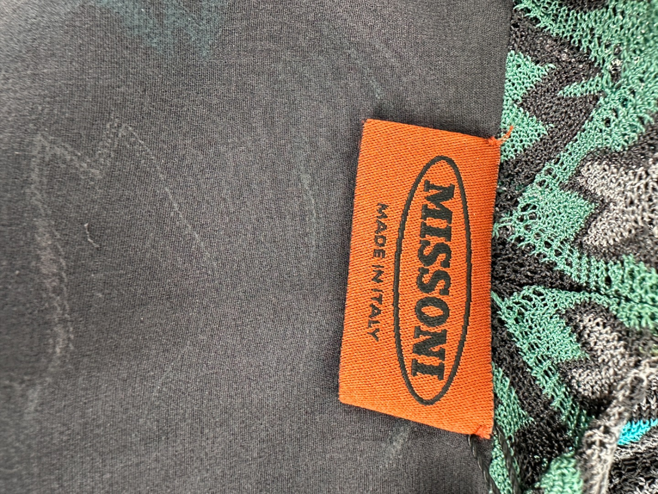 Missoni robe en maille multicolore