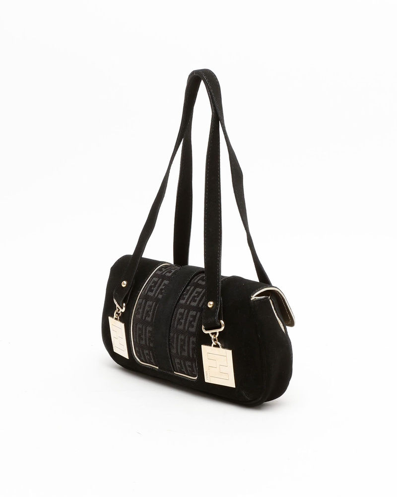 Fendi Suede Zucchino Bag