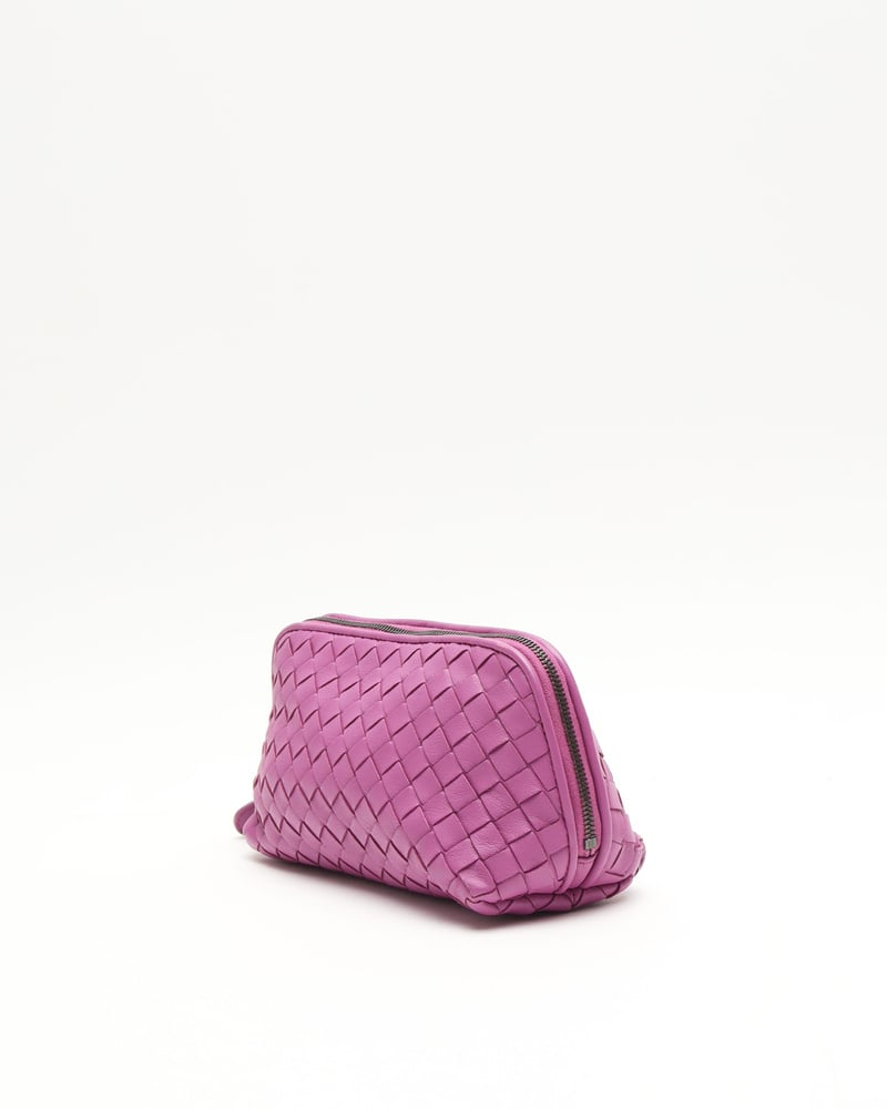 Bottega Veneta Intrecciato Leather Toiletry Pouch
