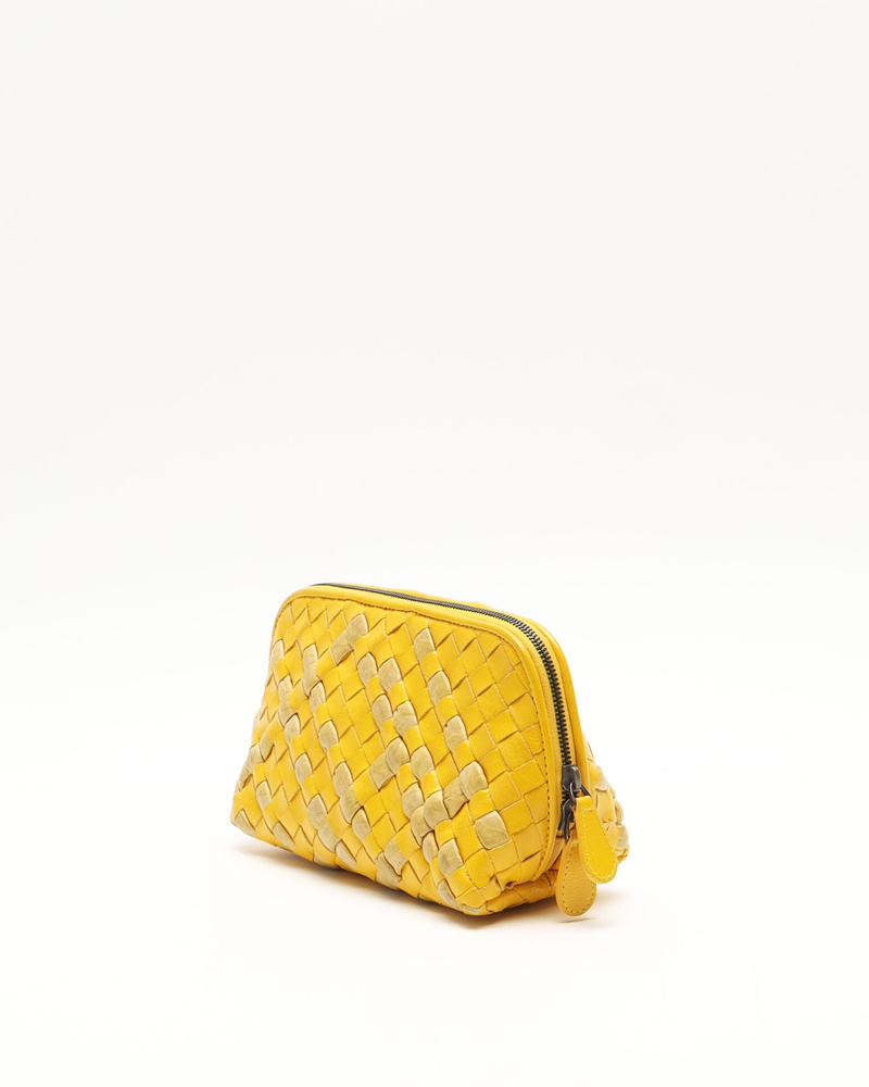 Bottega Veneta Intrecciato Leather Toiletry Pouch
