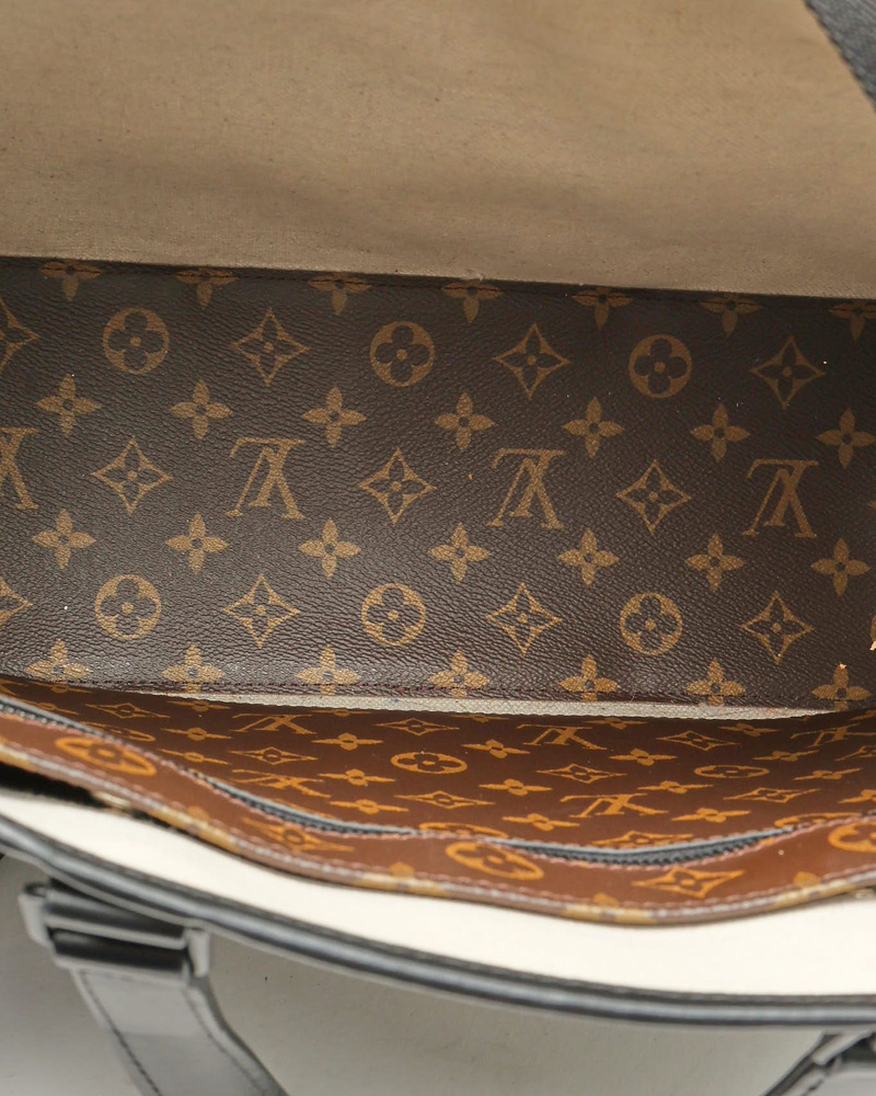 Louis Vuitton Monogram Macassar Weekend PM Tote Bag
