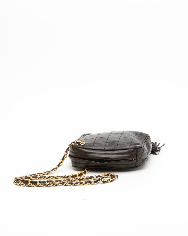 Chanel Classic Round Fringe Shoulder Bag