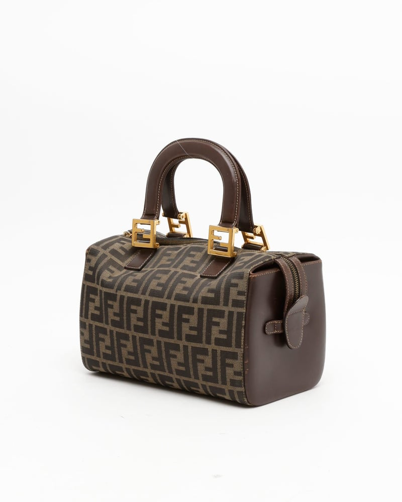 Fendi Zucca Boston Bag